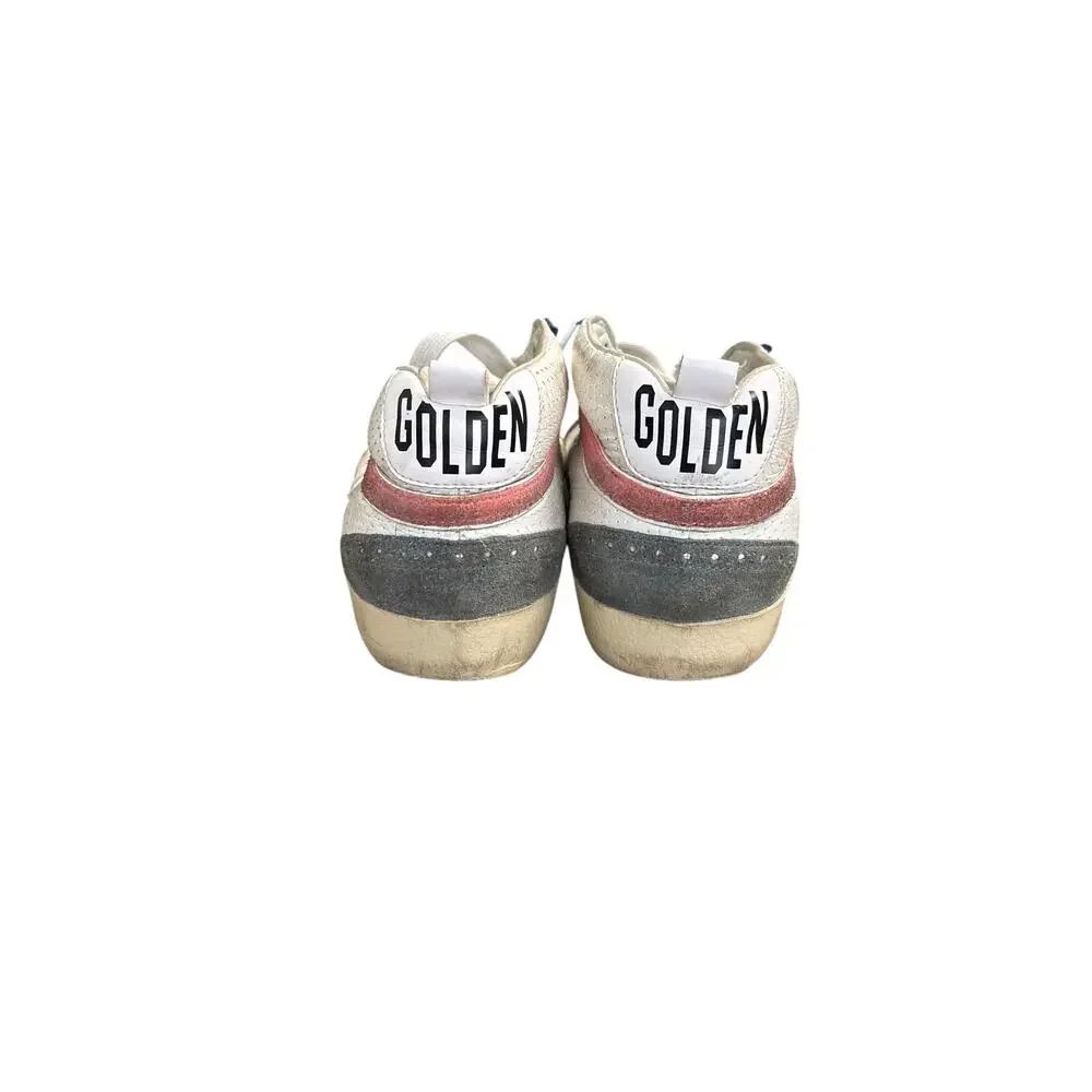 Golden Goose Blue Star Ankle Top Tennis Shoes Sz 37 (7)